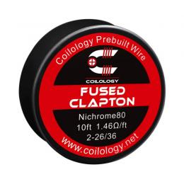 コイルロジー　フューズドクラプトンプレビルドスプールワイヤー　(10ft Coilology Fused Clapton Prebuilt Spools Wire)