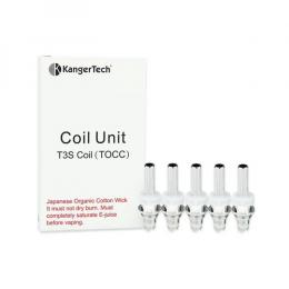 カンガーテック(Kangertech) オーガニックコットンコイル Kangertech TOCC (Organic Cotton Coil) for KangerTech T3S & MT3S Bottom Coil Clearomizers (5pcs/pack)