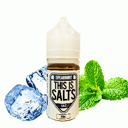 This is SALTS ディスイズソルト スペアミント SPAREMINT 30ml ニコチンソルト
