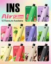 Firerose INS Air Slim 使い捨てベイプ キット 2個セット 650mAh 3ml ニコパフ 電子タバコ DSPK