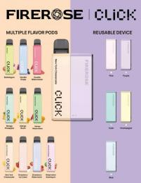 Firerose LEGEND CLICK 使い捨てベイプ デバイス チャージャー バッテリー 1000mAh