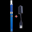 1セット EVOD MT3電子タバコキット 510エゴスレッドバッテリー 900mah 2.4ml MT3アトマイザー USB充電器 電子タバコキット 青-900mah