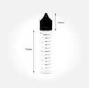 メモリ付き ユニコーンボトル 60ml 3本 自作 DIY キャップ 中蓋付き VAPE リキッド